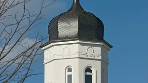 Wilhelmenian style buildings on the Baltic coast