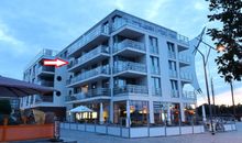 Apartmenthaus Hafenspitze  Ap. 26 "Strandgut", Blickrichtung Strand/Offenes Meer