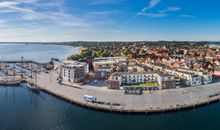 Apartmenthaus Hafenspitze Ap. 3 - "Am Leuchtfeuer 3" - Blickrichtung Strand/offene See