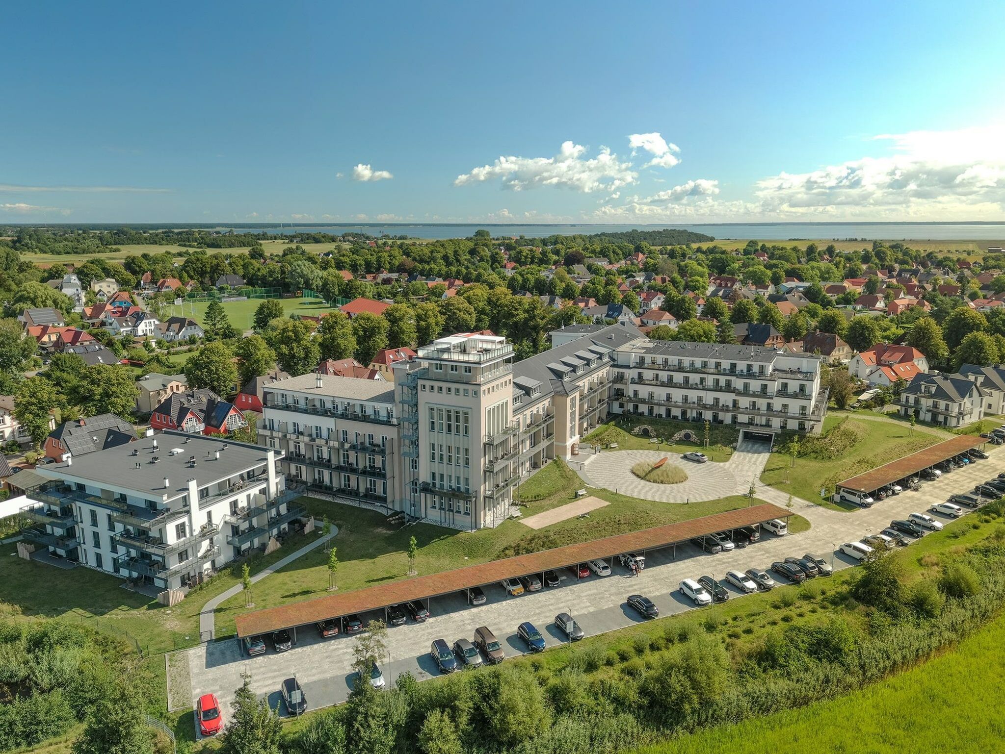 Das Wohnzimmer mit Ostseeblick