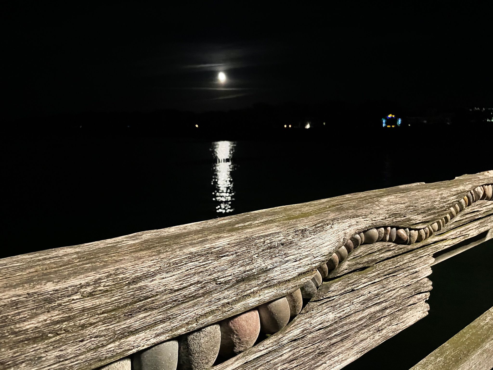 Zingster Seebrücke im Mondlicht