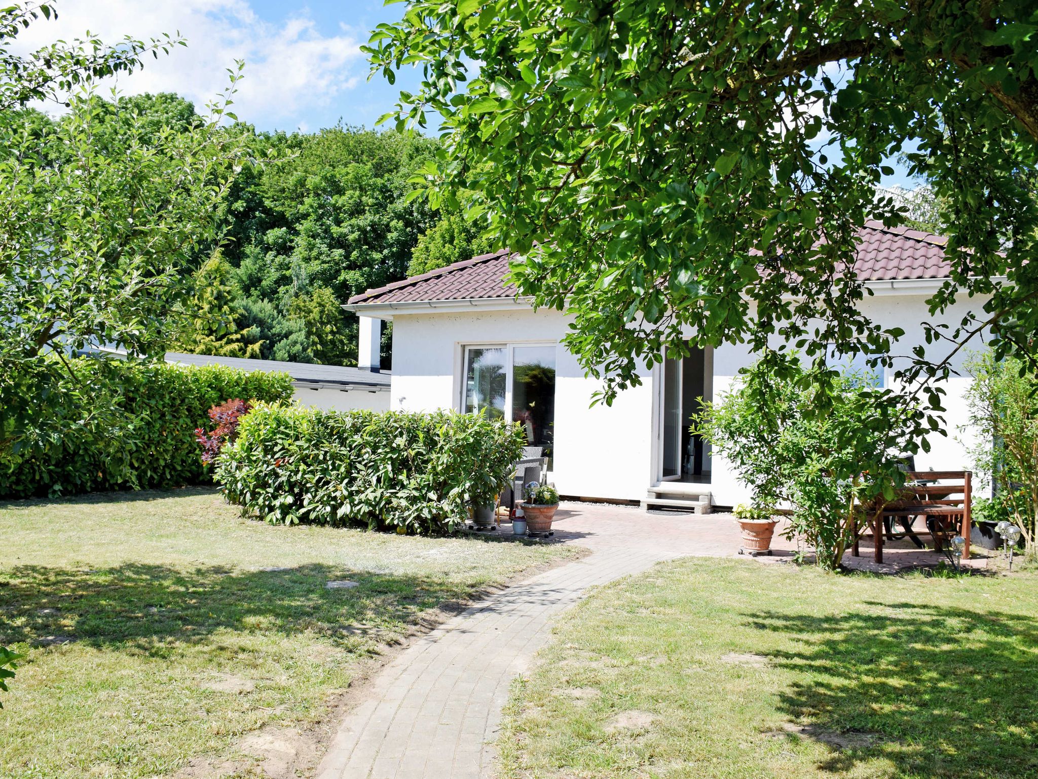 Ferienhaus Falkenhagen mit Garten