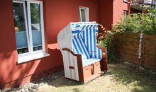 Terrasse mit Blick in den Garten