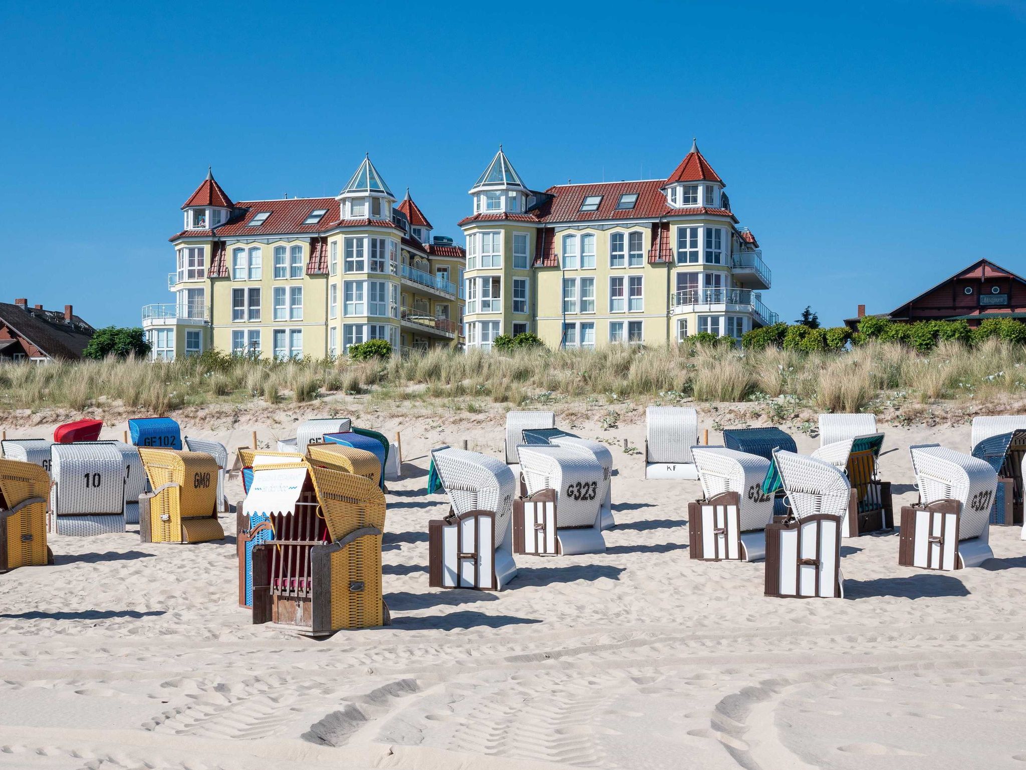 Strand im Frühjahr atemberaubend schön