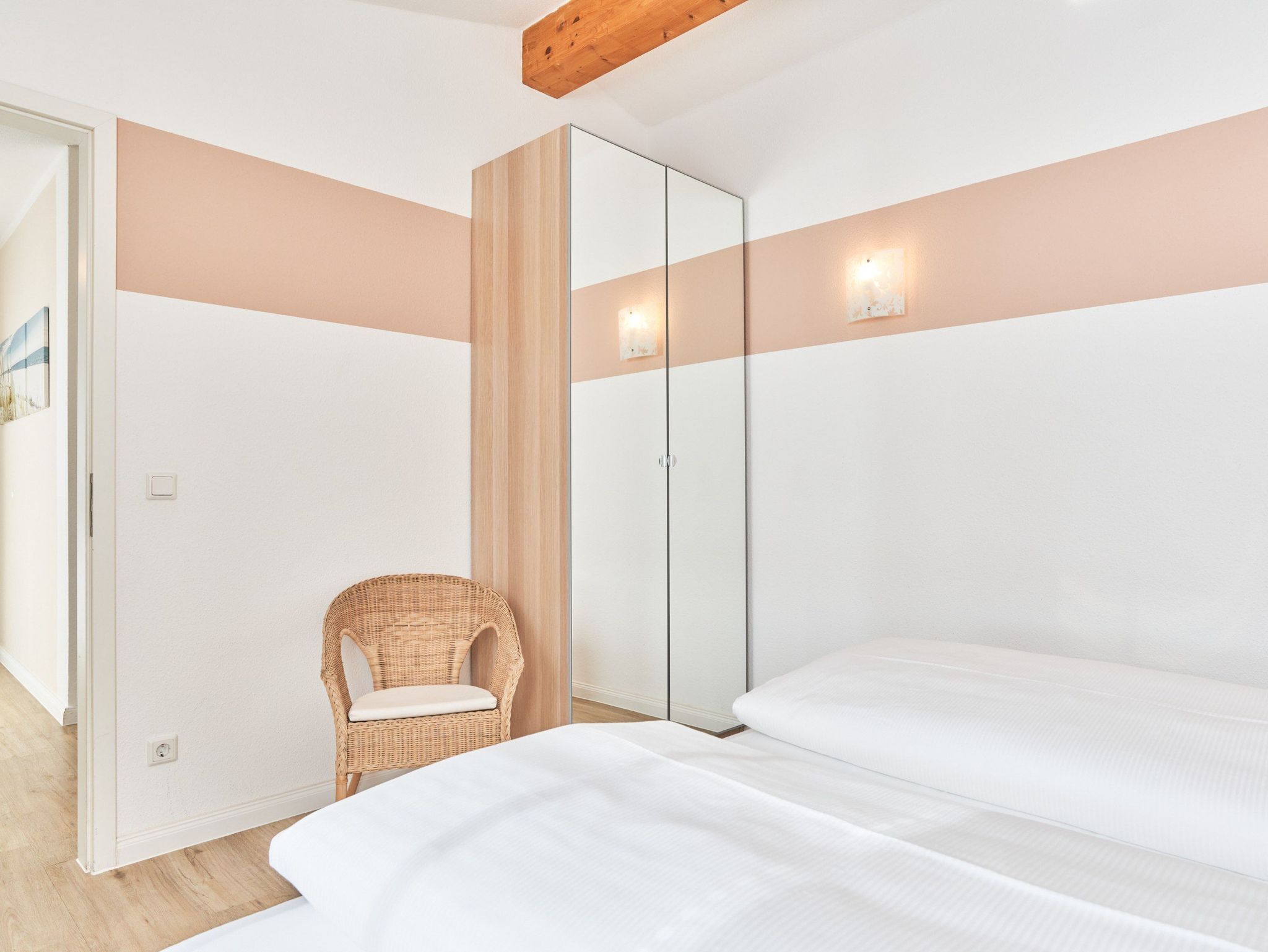 Doppelbett/Kleiderschrank Schlafzimmer
