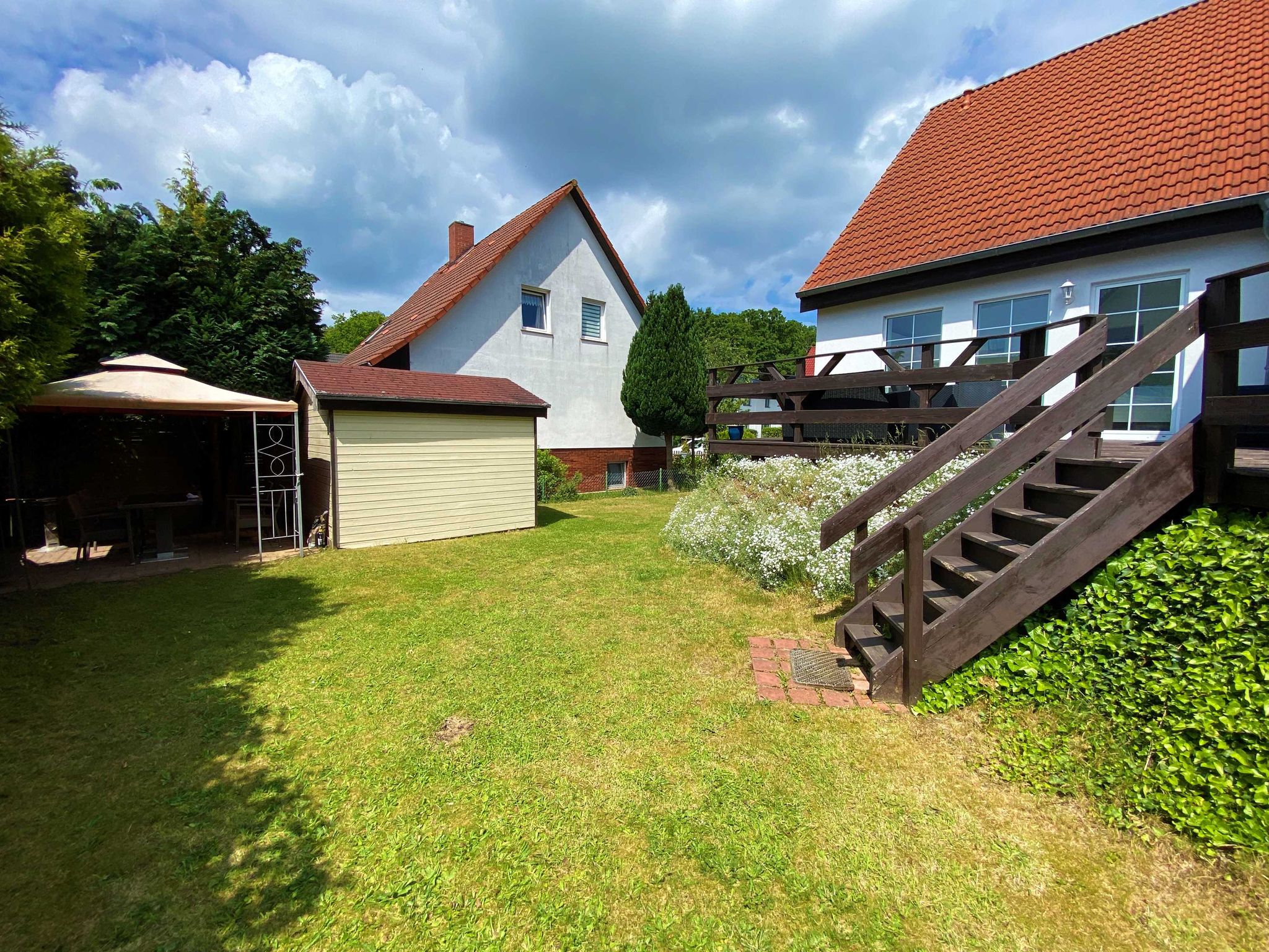 Urlauberdorf 25b - Blick vom Flur auf den Wohn-/ Essbereich