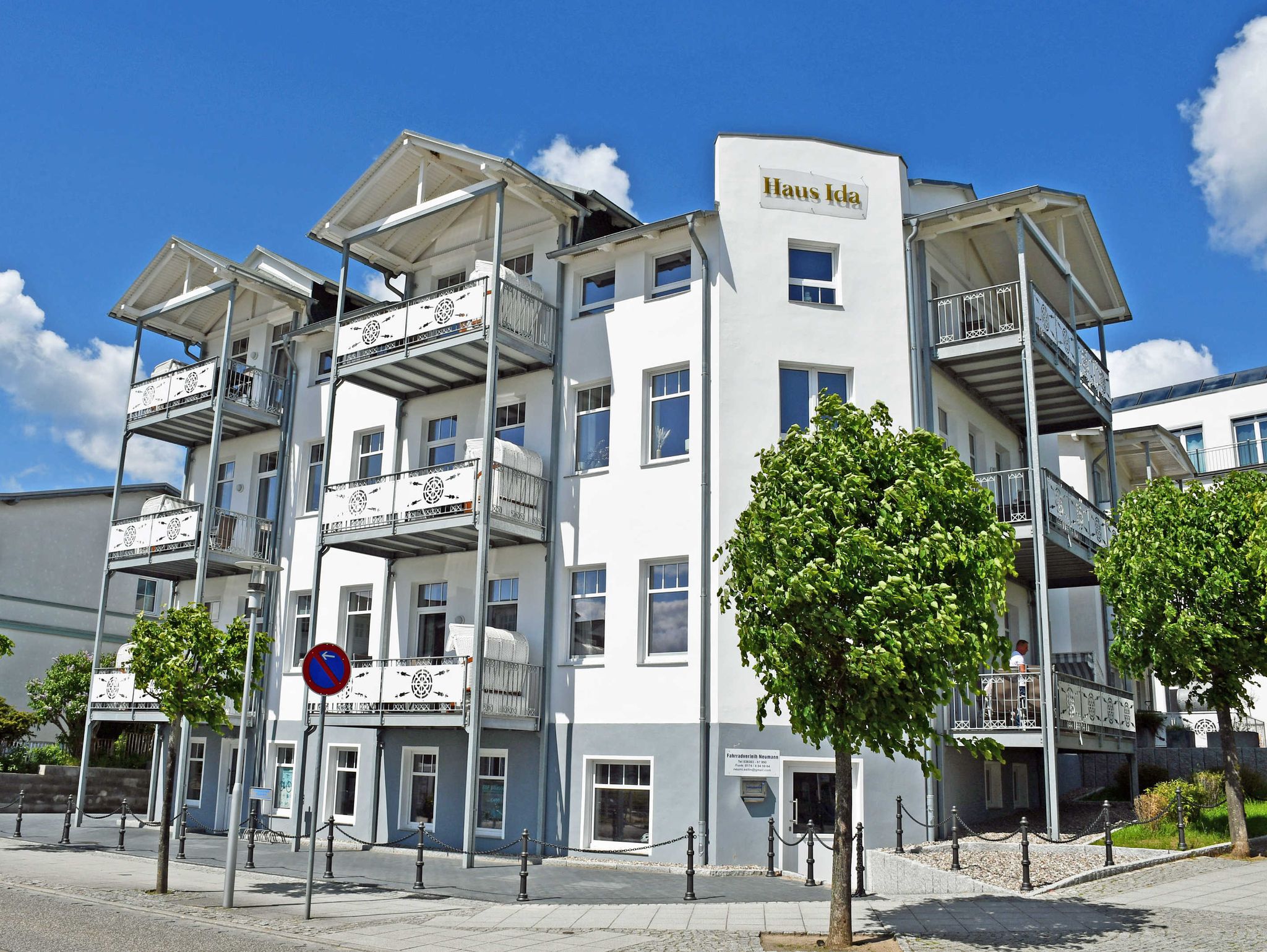 Villa Hildegard-Strandnähe-Balkon-im Zentrum von Binz/6