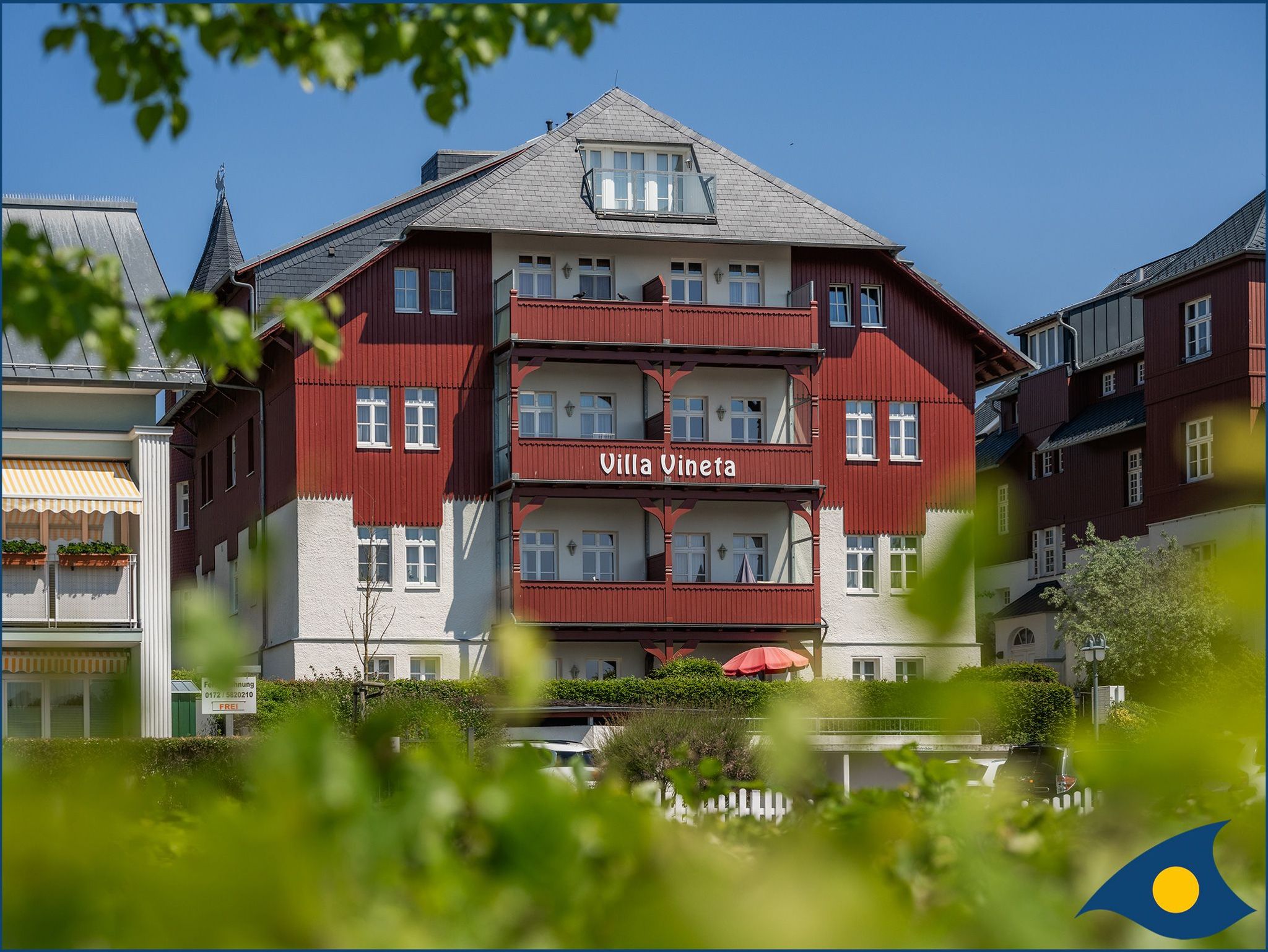 Garten direkt am Ferienhaus