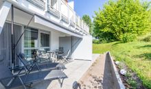 Terrasse mit Blick zur Garten