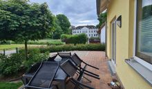 Herrlicher Schlossblick von der Terrasse aus