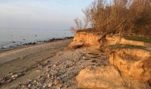 Strand mit Sonnenuntergang