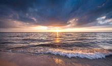 Sonnenuntergang am Strand