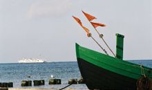 Fischerboot am Strand