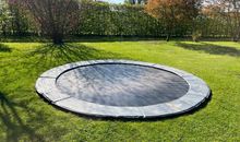 ebenerdiges Trampolin für die Kids