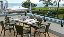 Balkon mit Blick auf das Meer