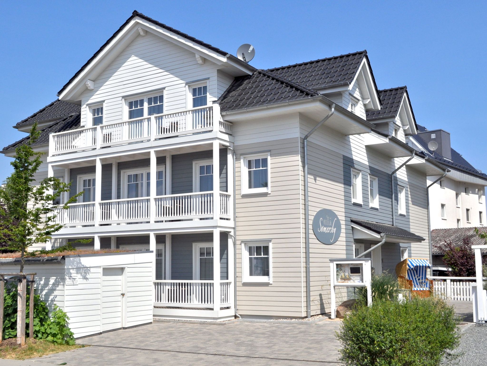 Küche einer Ferienwohnung - Strandvilla Imperator auf Usedom