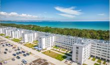 Prora Binz Denkmal direkt am Meer.