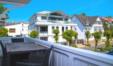 Balkon mit Ausblick zur Elisenstrasse