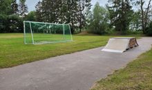 Fußballplatz im Dorf