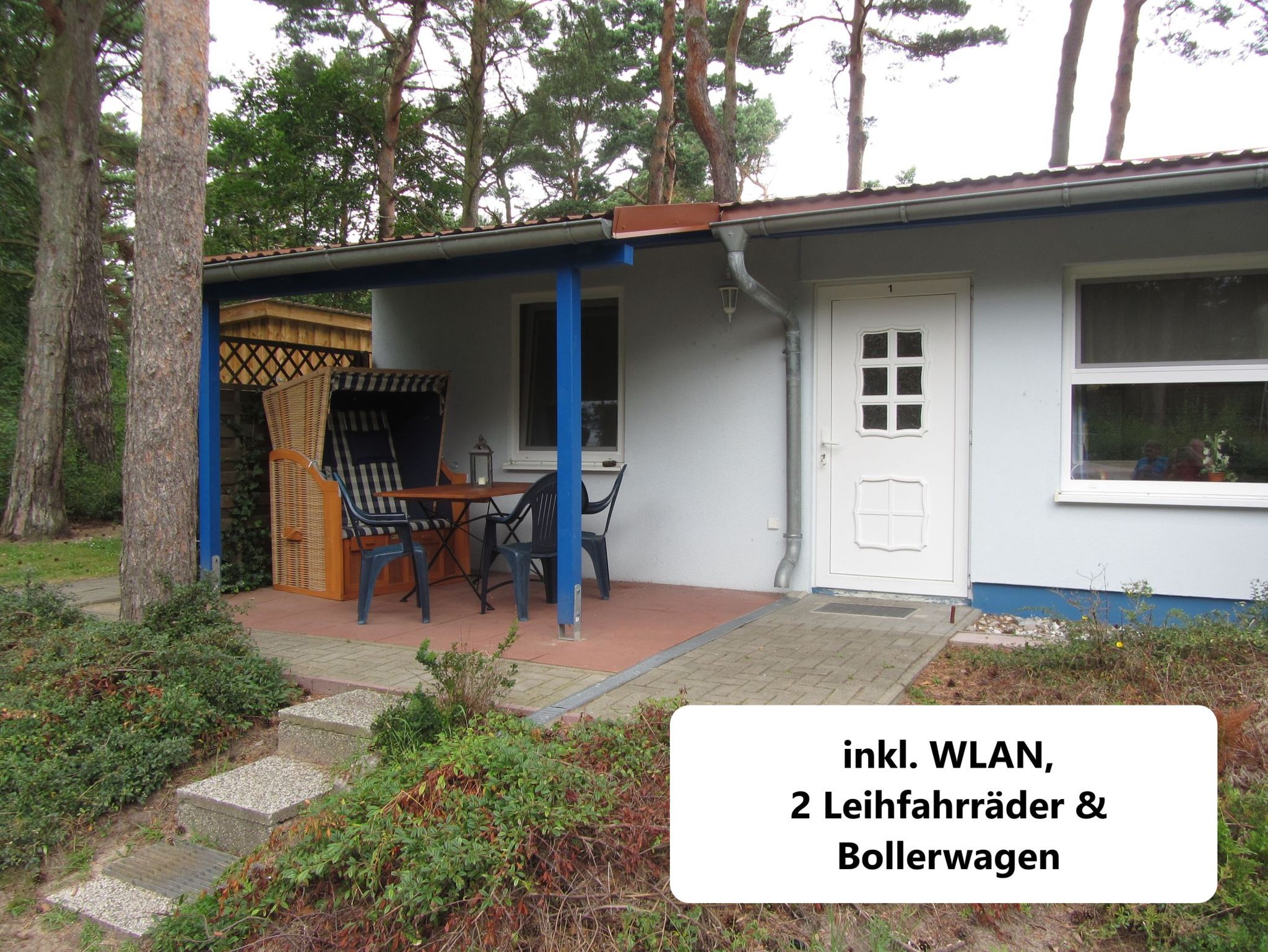 Mein Ostseeferienhaus - Bungalow / Ferienhaus direlt am Ostseestrand (50) - Naturstrand Salzhaff