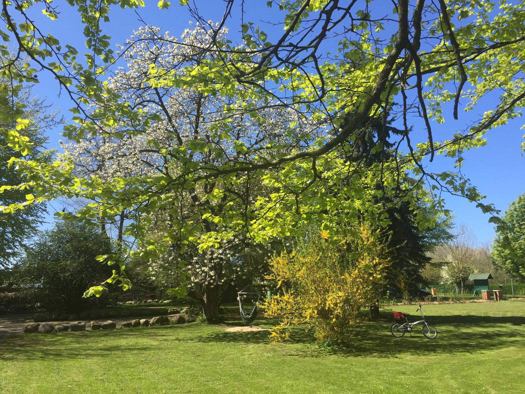 bestuhlte Terrasse in ruhiger Lage