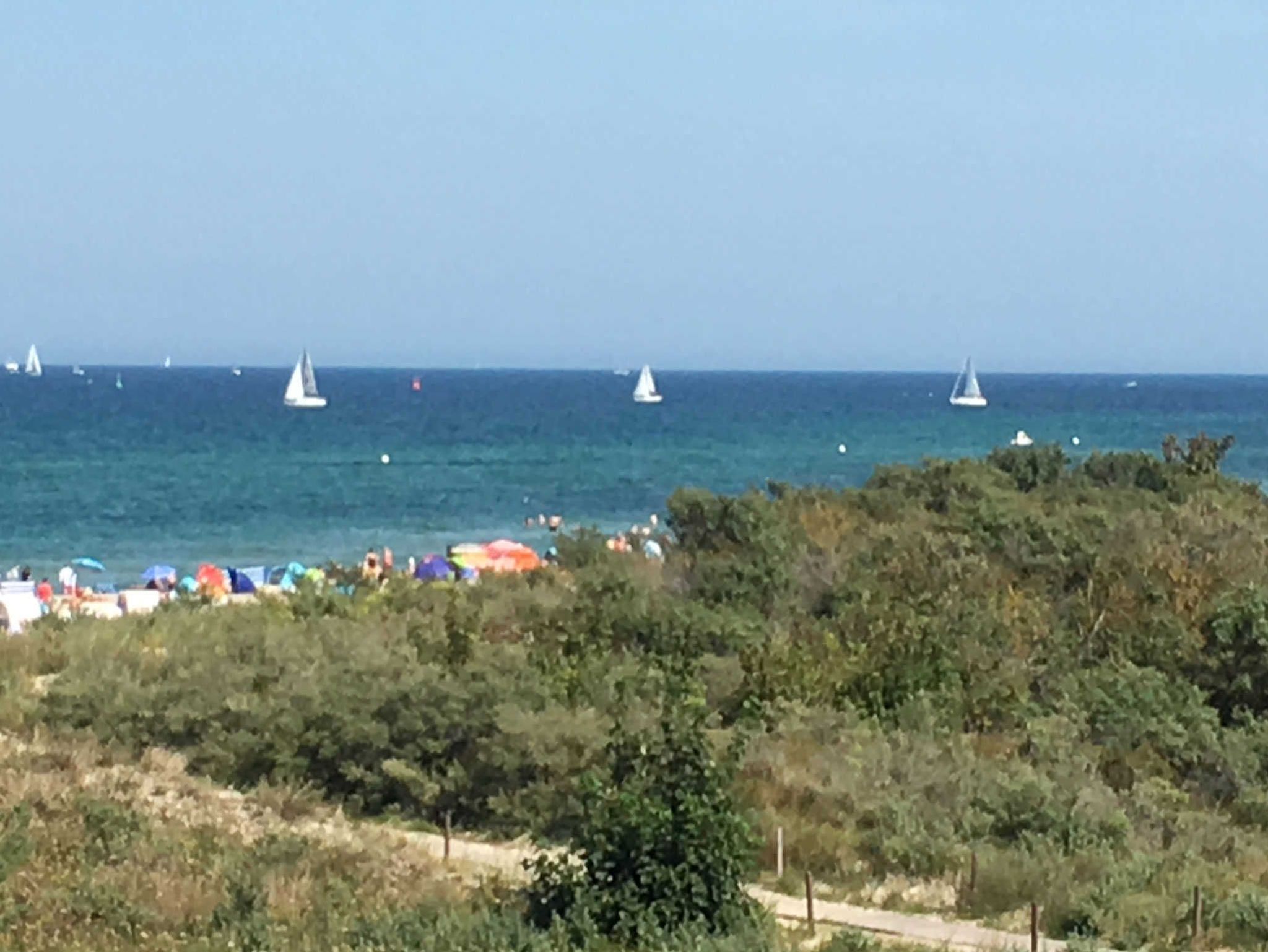 Strandkorb im Garten