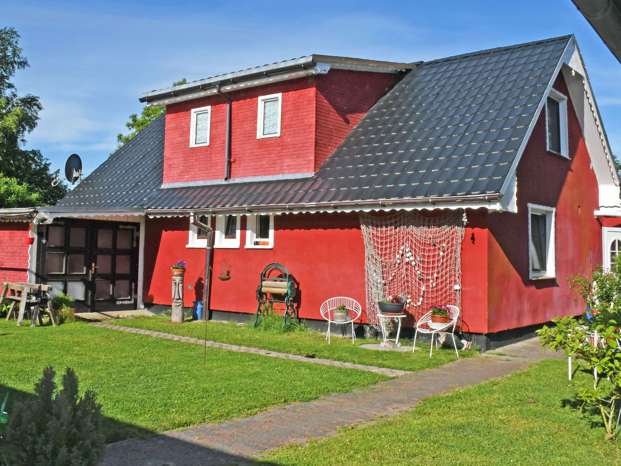 Die Außenansicht vom Strandkuss