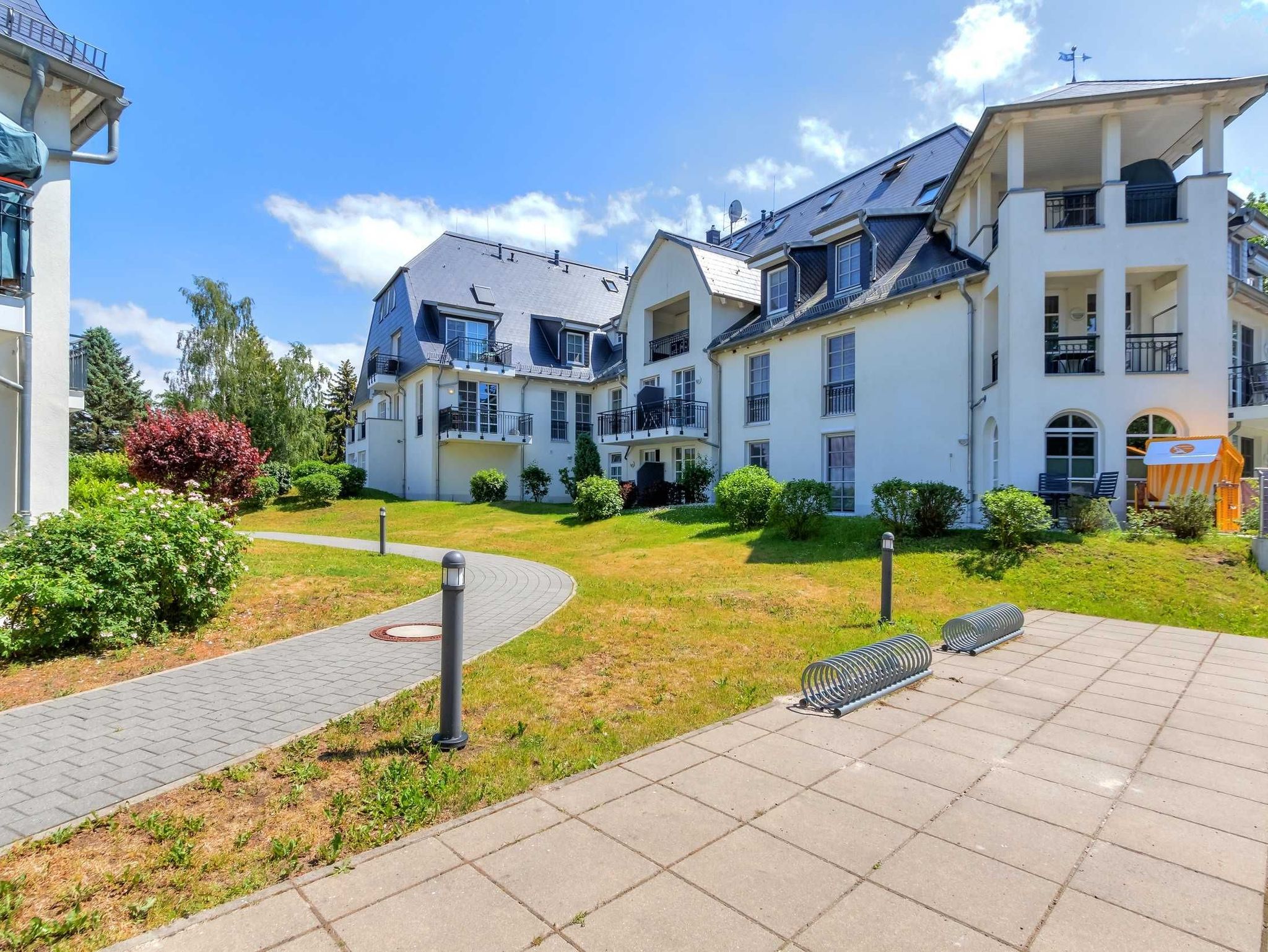 Außenansicht Ferienhaus mit 2 separaten Wohnungen (Terrasse oder Balkon)