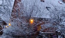 Blick auf die Villa Wilhelmine vom Nachbarhaus