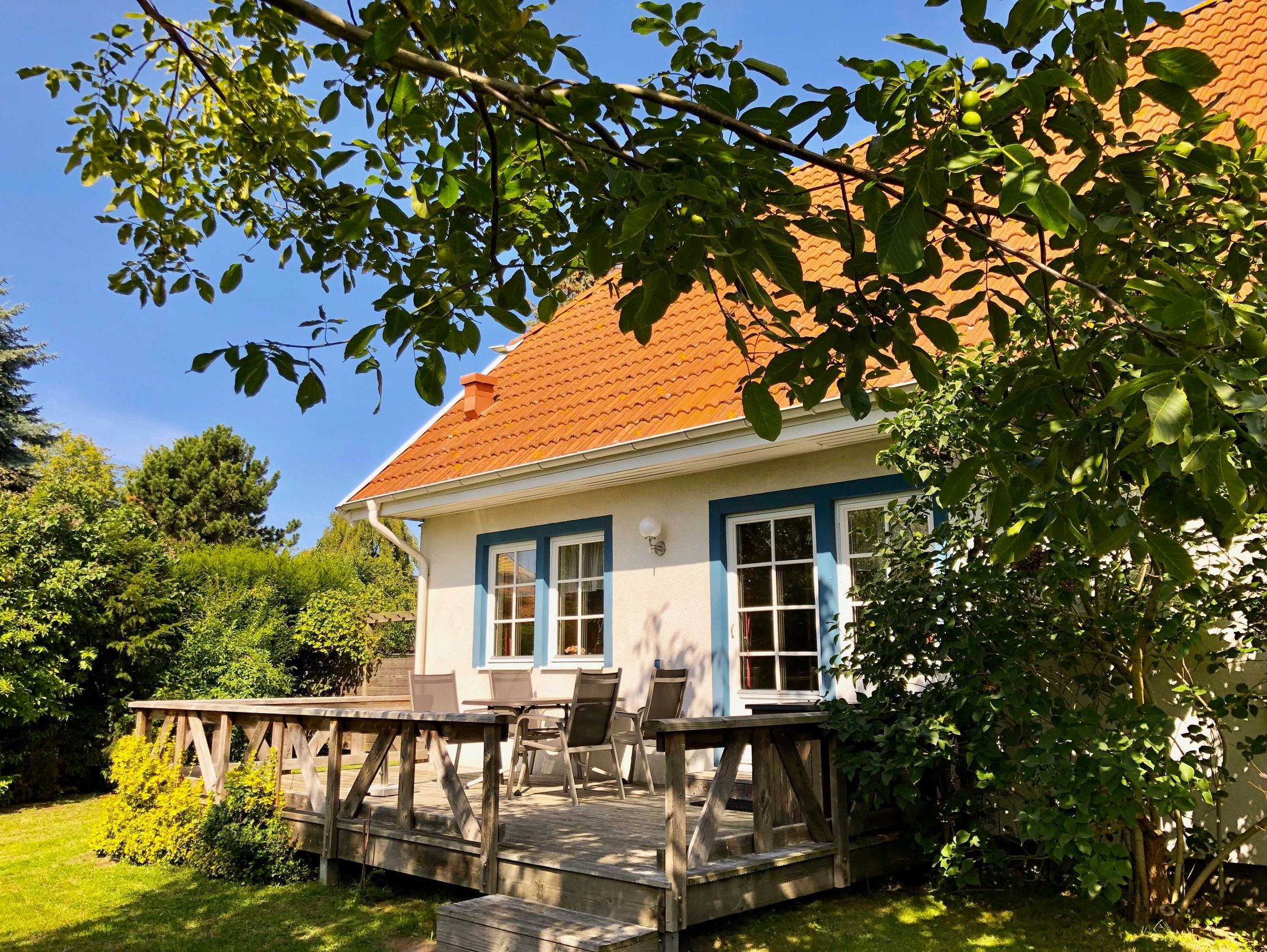 Das Haus Hamburg in der Strandstr. 40 von außen