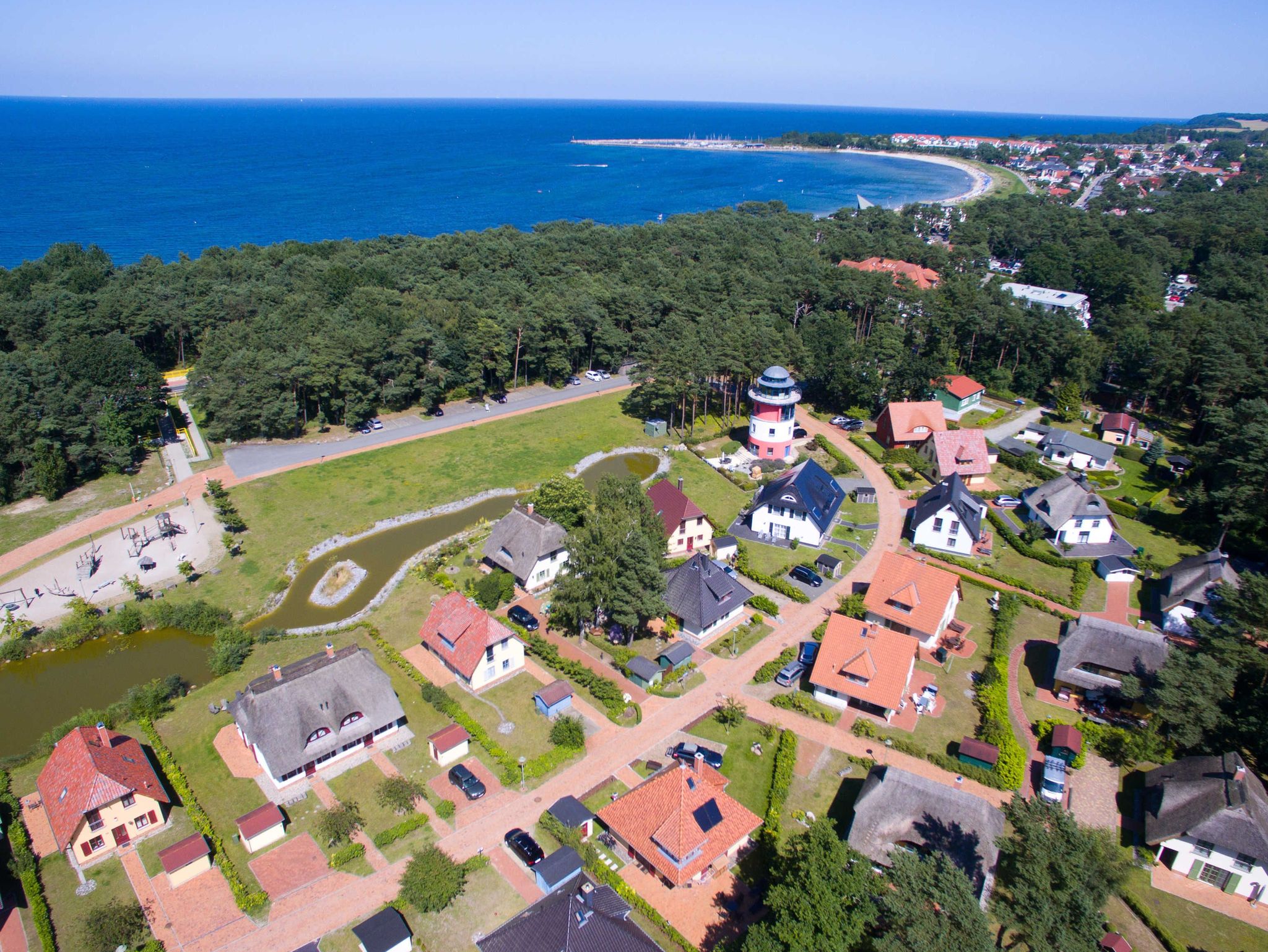 Das Strandhaus vom Garten aus