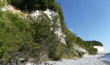 Blick zum Ferienhaus mit 7 Ferienwohnungen