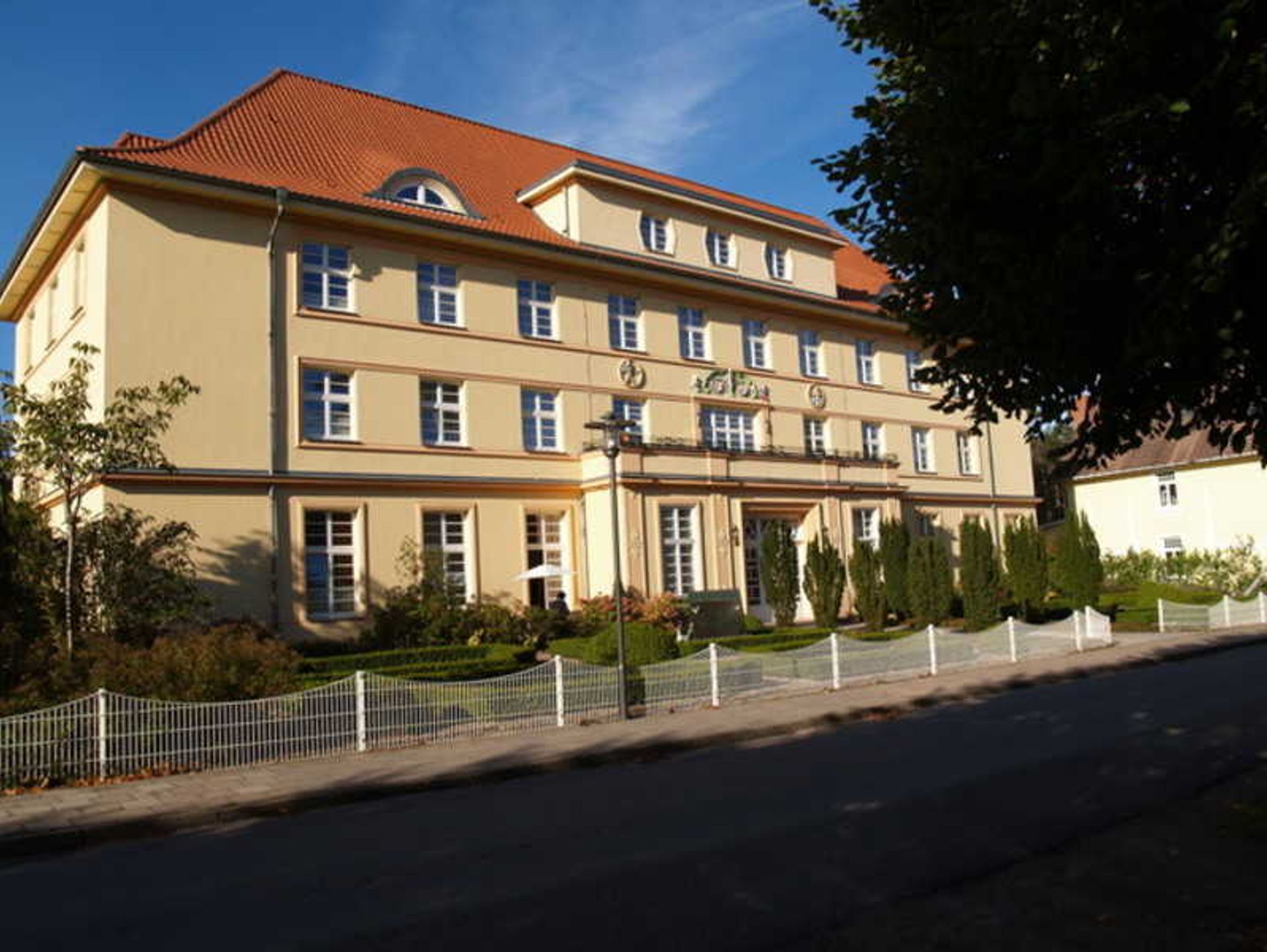 Das Schlafzimmer mit Doppelbett