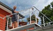 Balkon mit Sitzmöglichkeiten