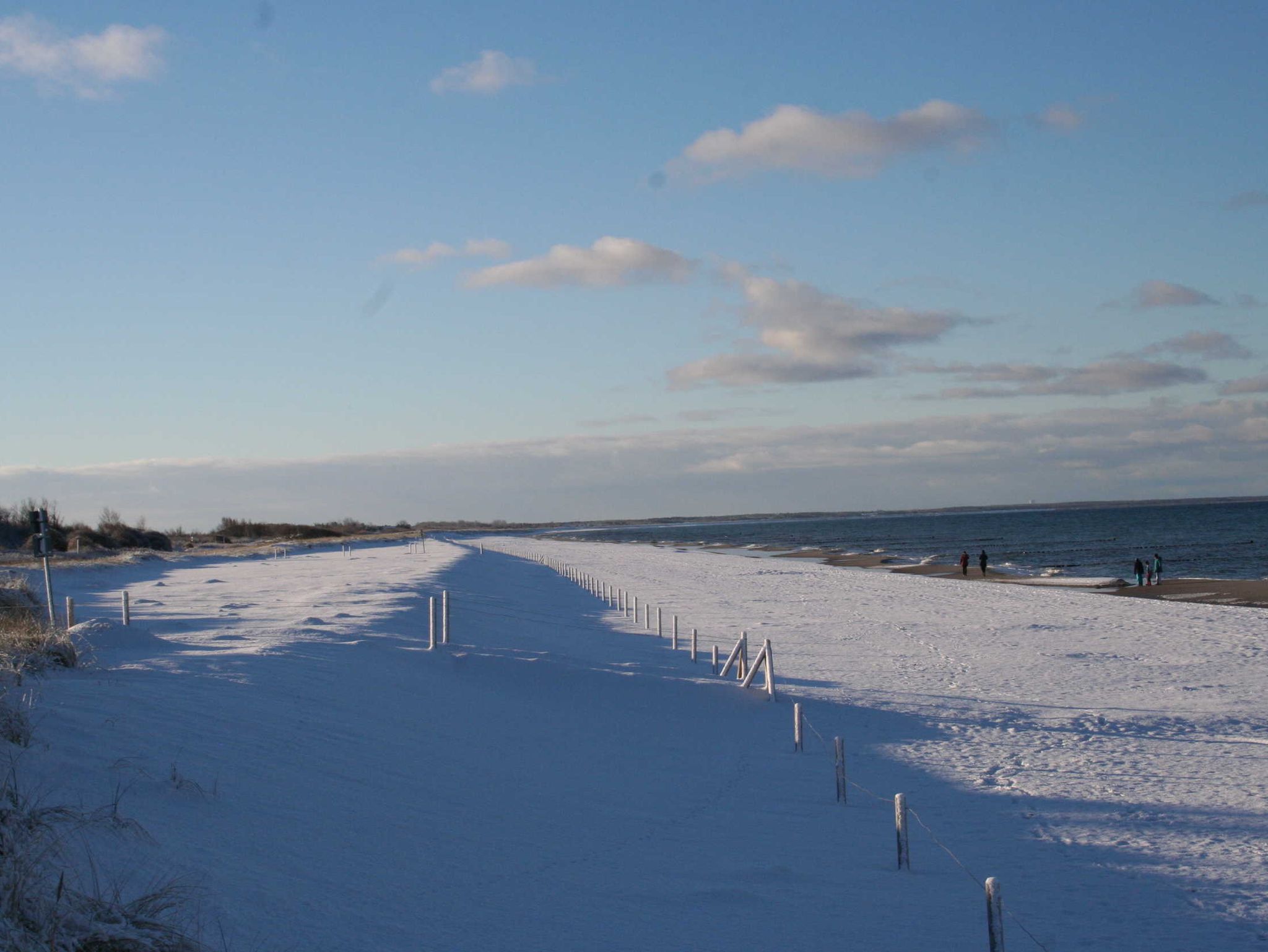 Wundervoller Frosttag im Yachthafen Kühlungsborn