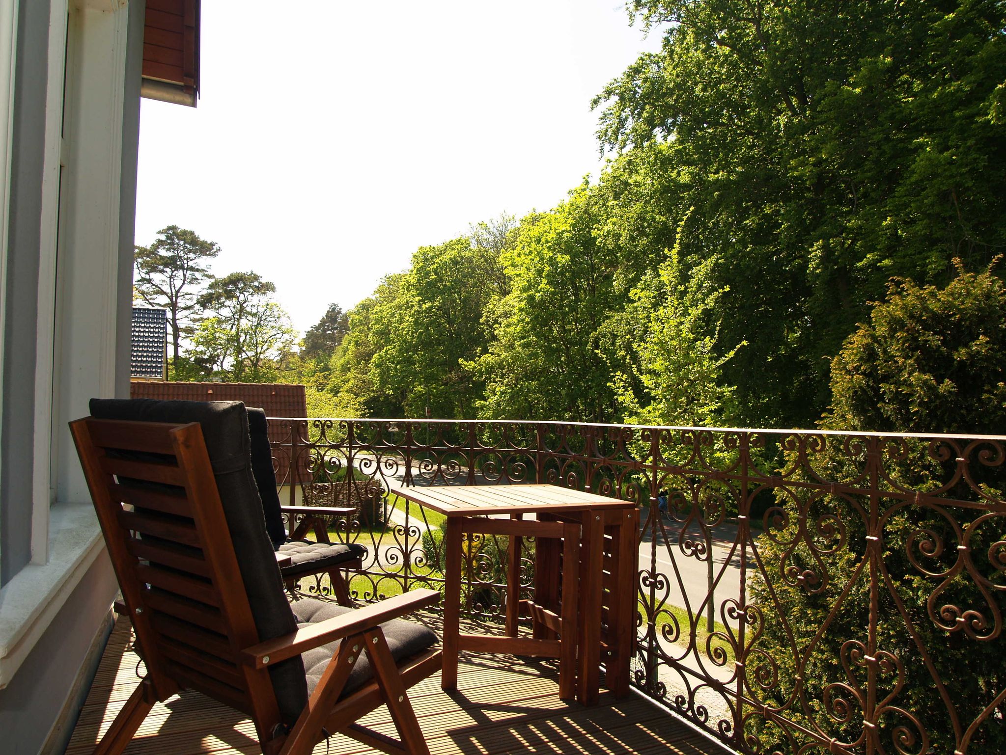 Ferienwohnung im Erdgeschoss und Terrasse