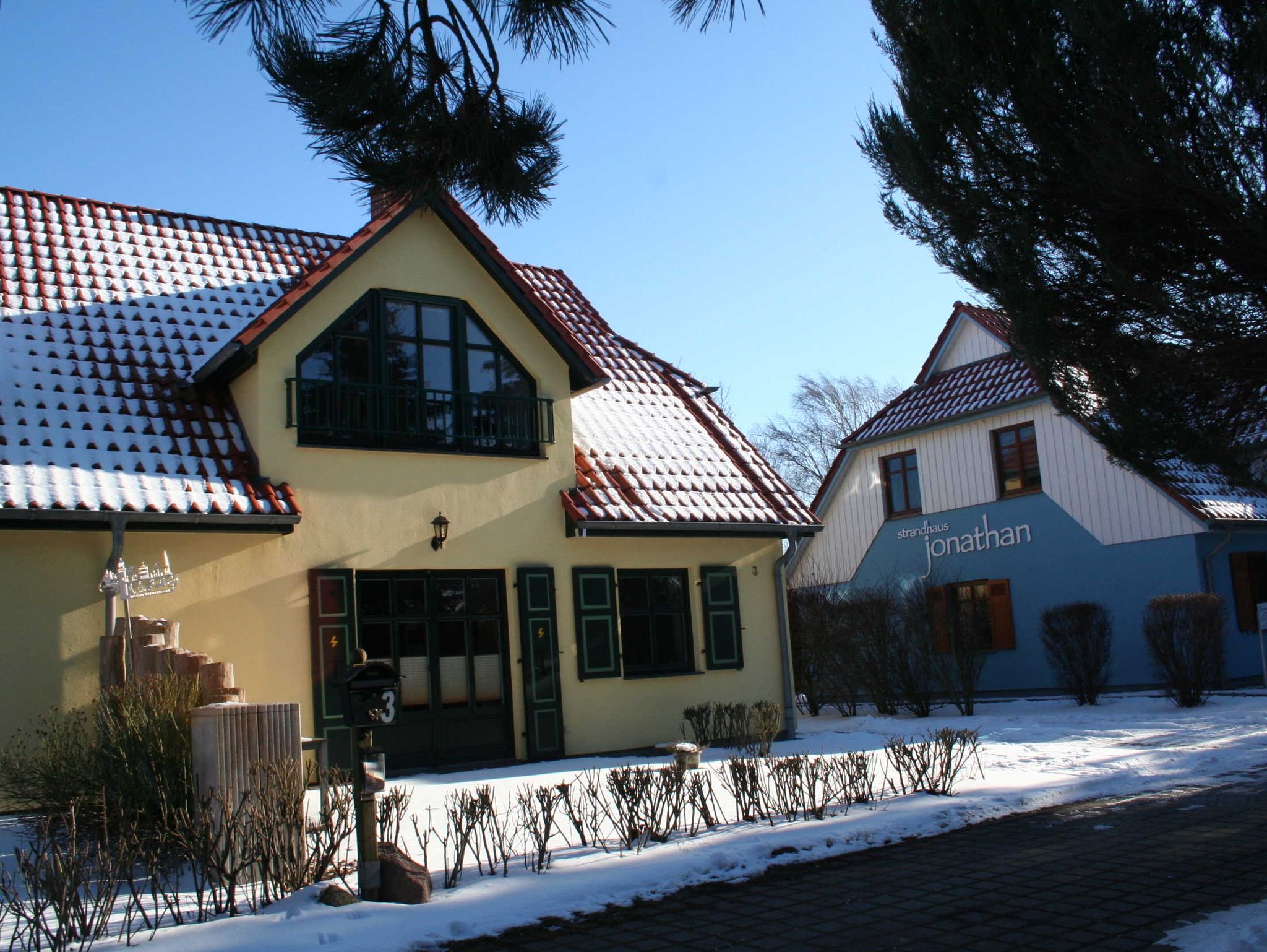 Sitzecke am Gasthof