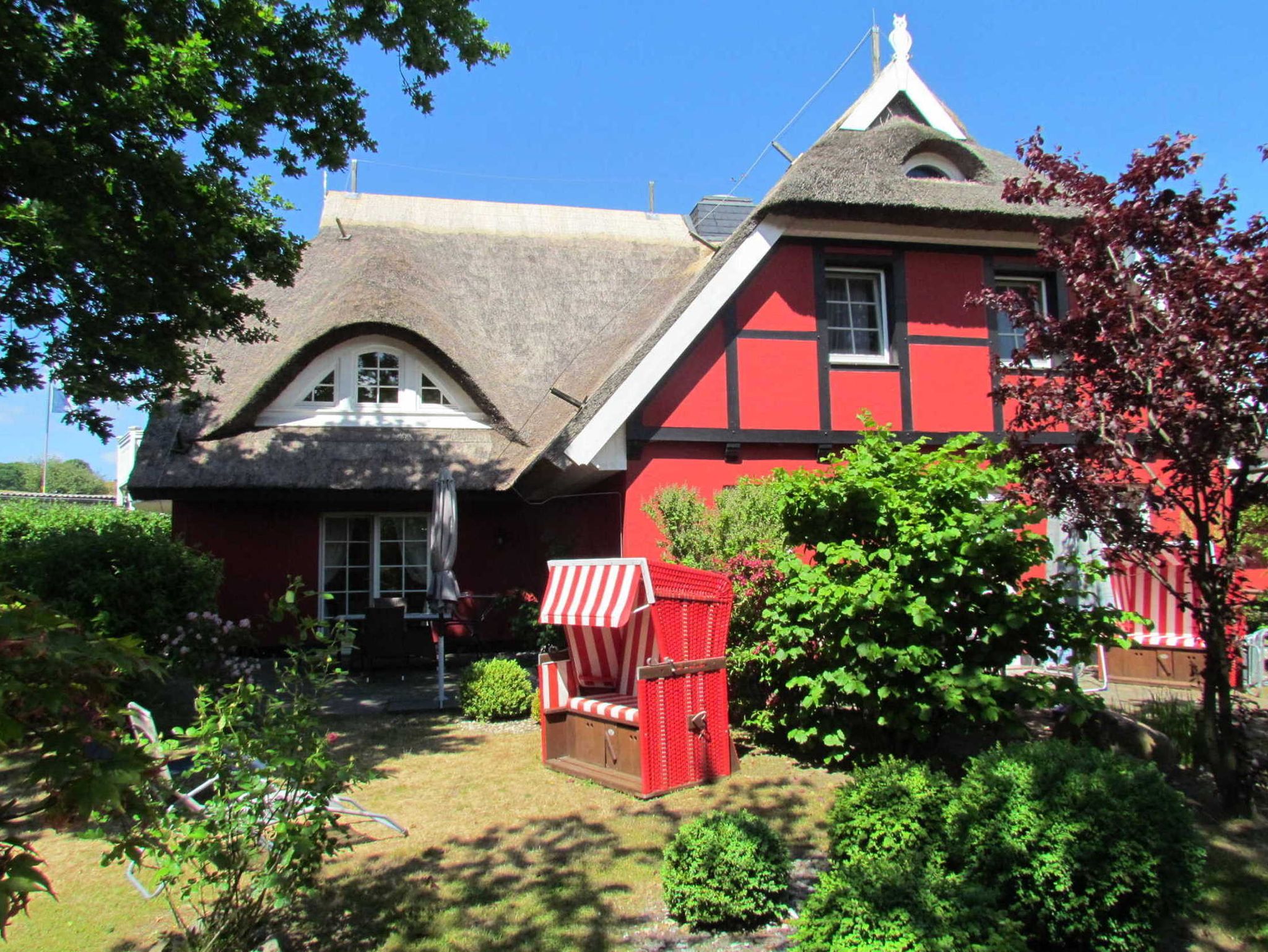 Ferienhaus auf abgeschlossenem Grundstück hinterm Deich