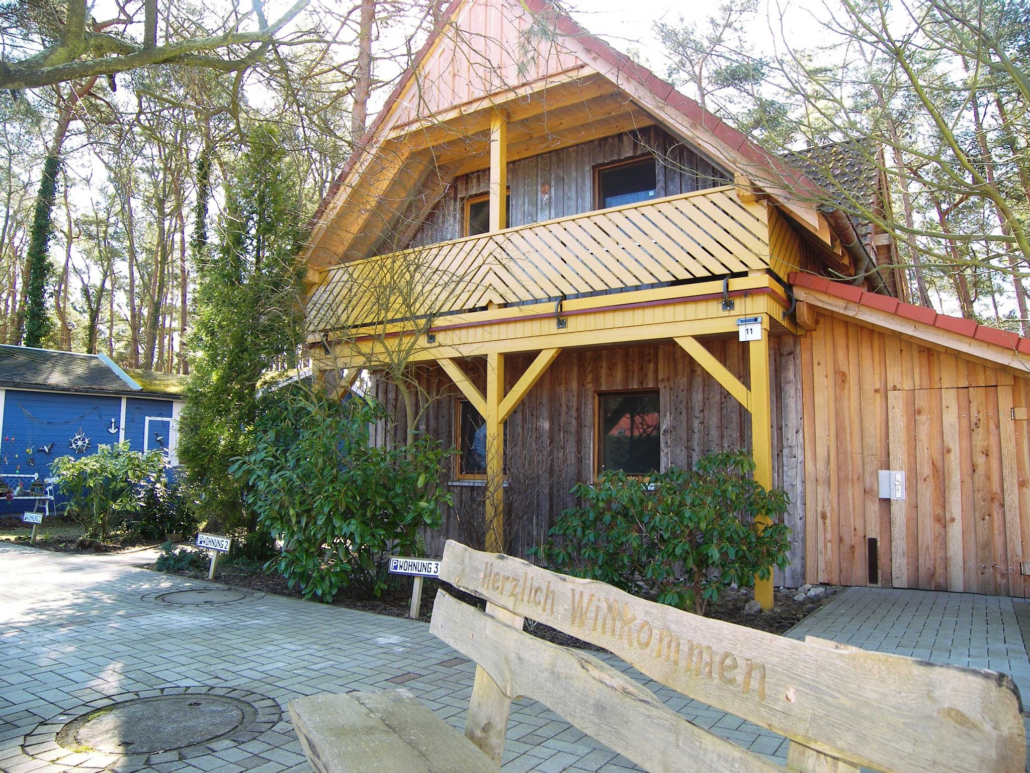 Ferienhaus auf abgeschlossenem Grundstück hinterm Deich