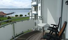 Balkon mit Blick nach Dänemark