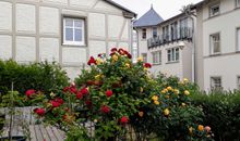 bestuhlte Terrasse in ruhiger Lage