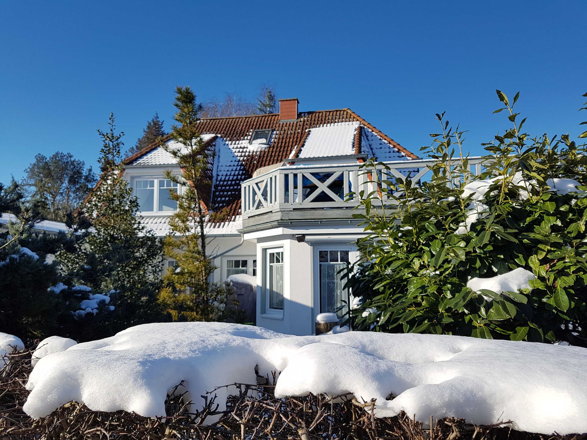 Blick vom Balkon