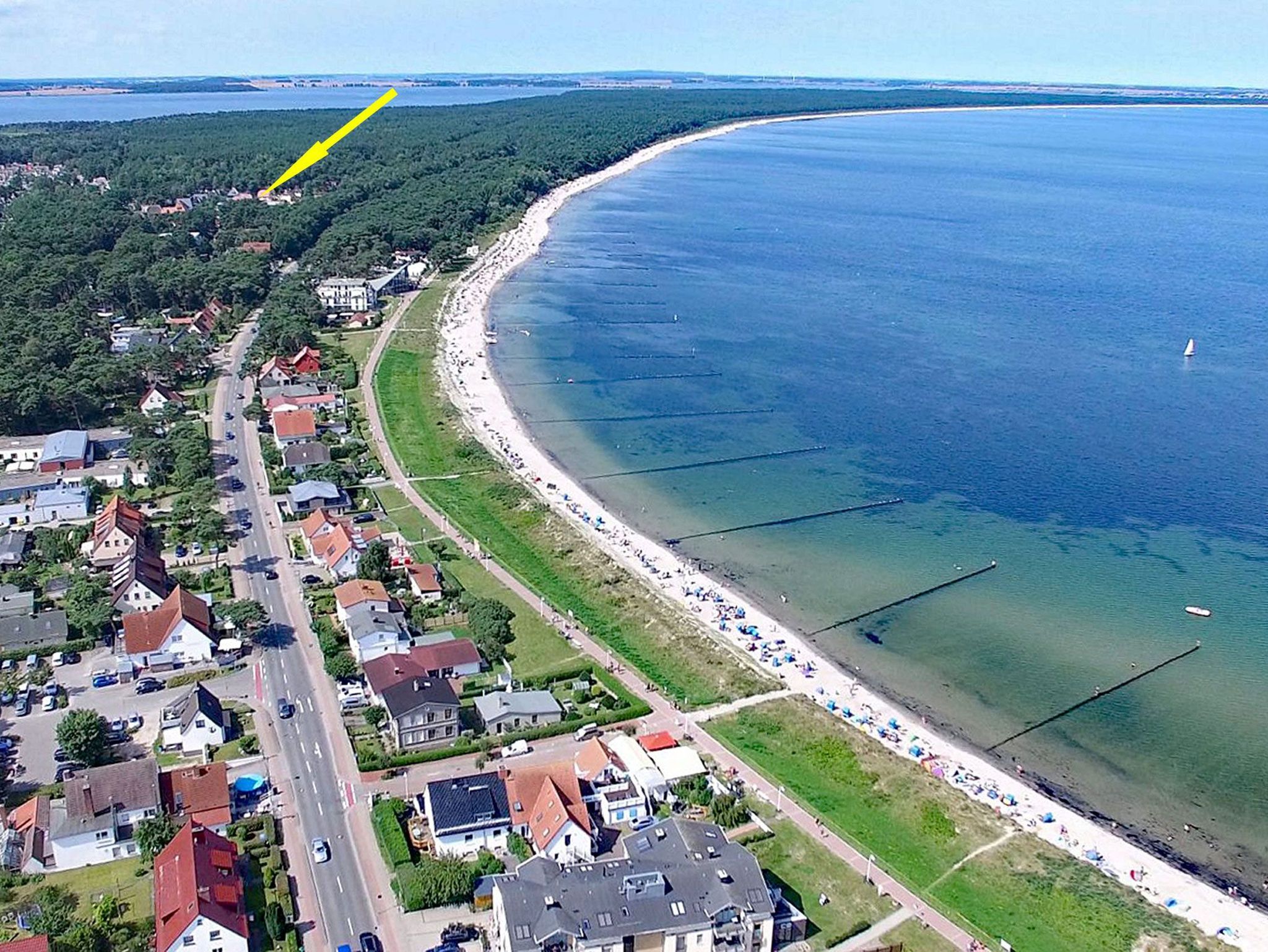 Residenz Seeblick 10 mit Balkon und Ostseeblick