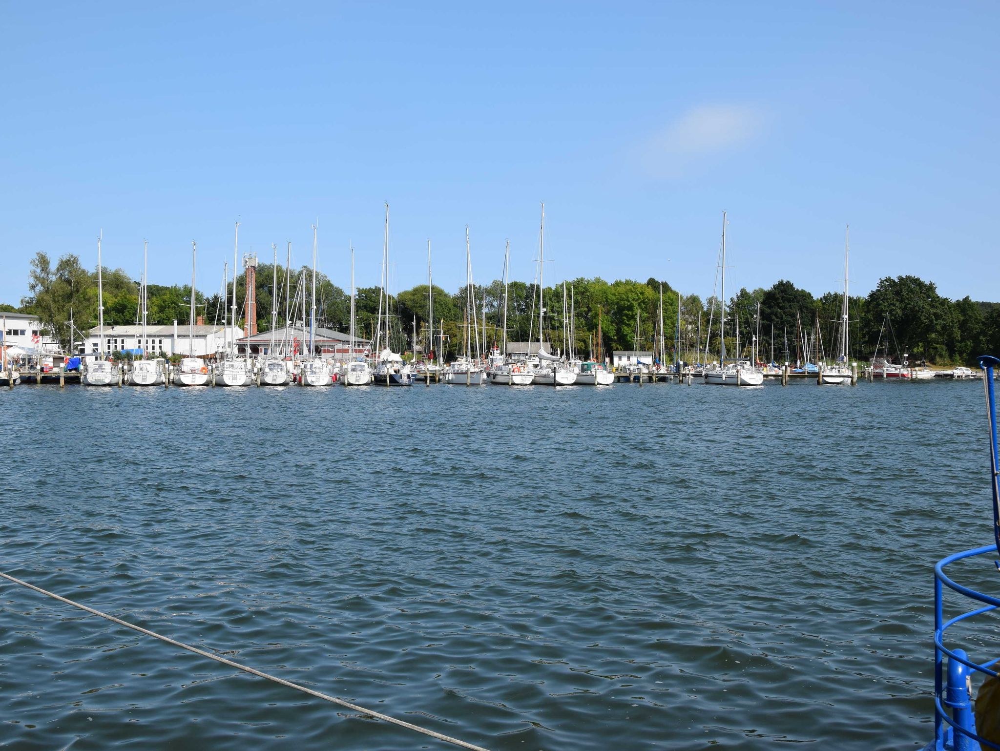 Gartenansicht des Strandhauses