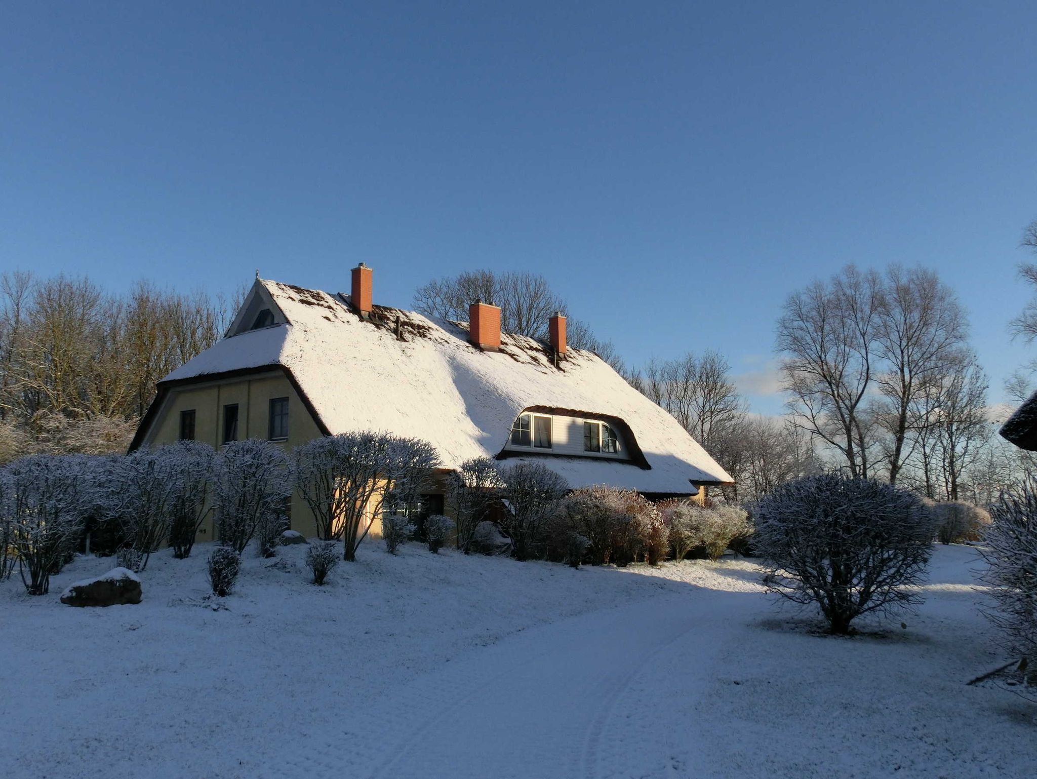 Villa Anna, Parken hinterm Haus