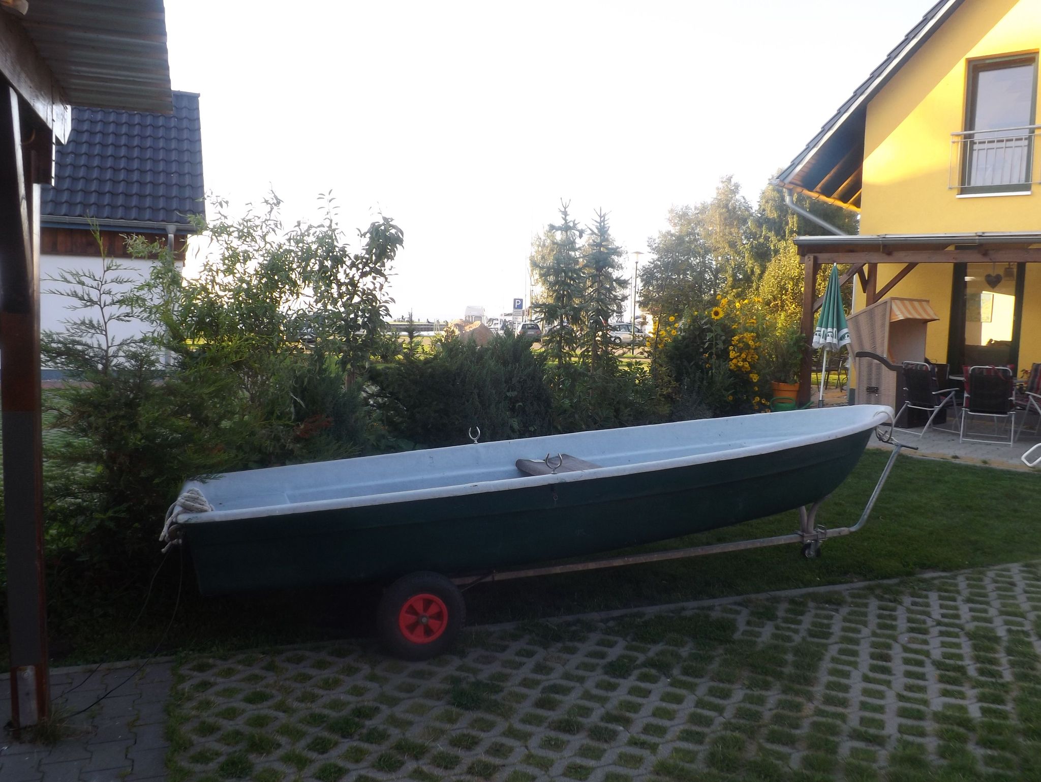 Ausblick vom Balkon der Wohnung 721 im Haus Südperd