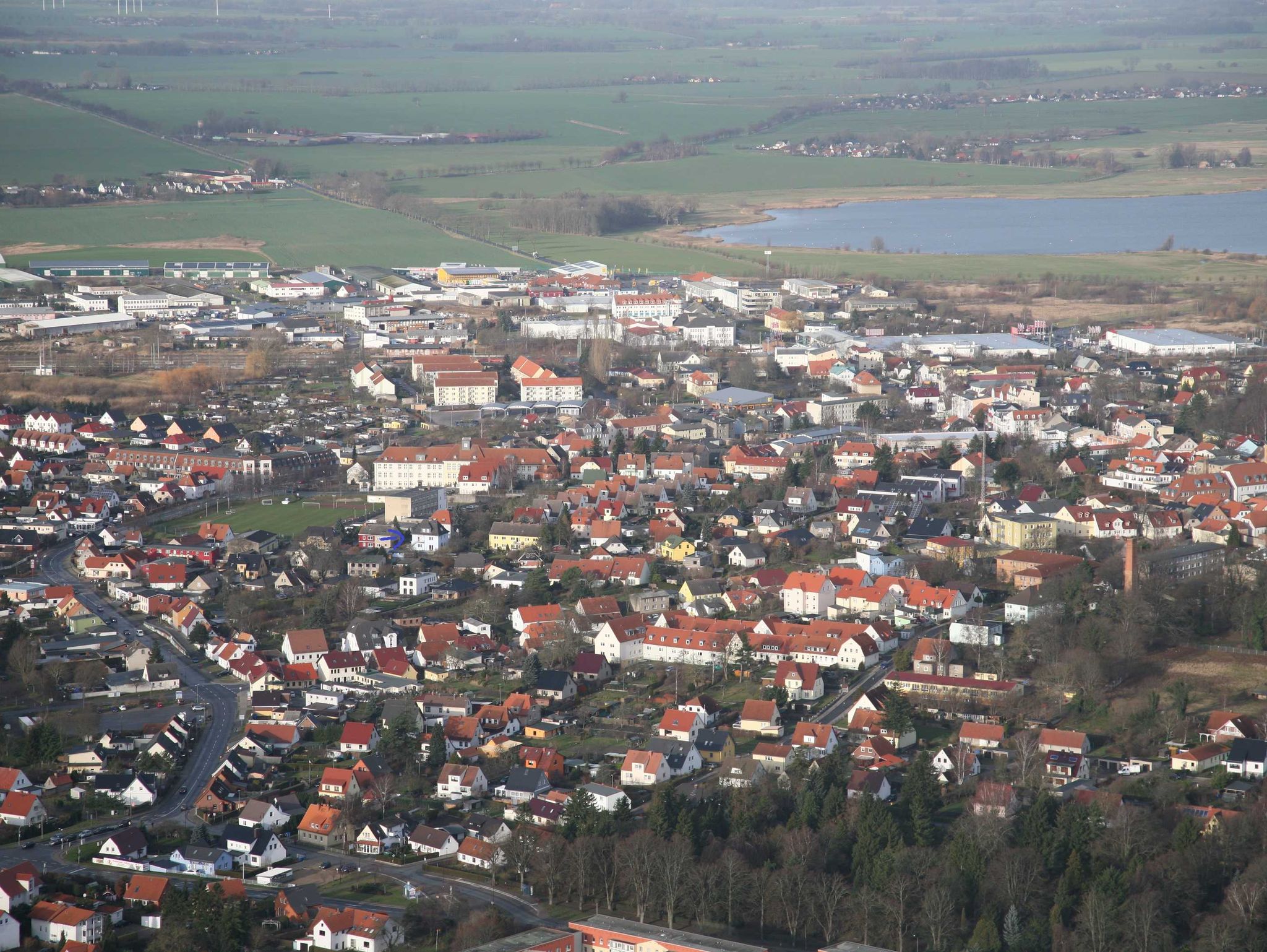 Blick vom Balkon