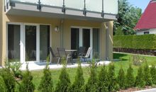 Ferienbungalows am Rand des Buchenwaldes im Ostseebad Sellin