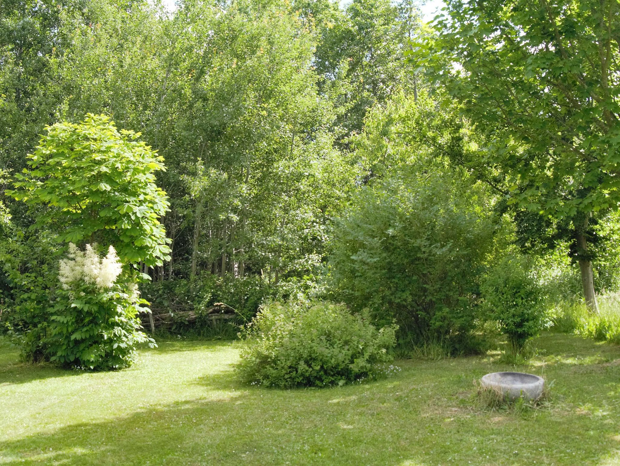 Sitzecke vor dem Haus