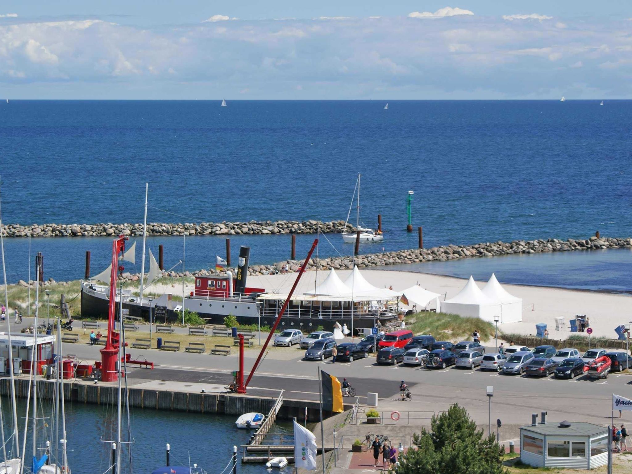 direkter Zugang vom Strand zur Villa Stranddistel